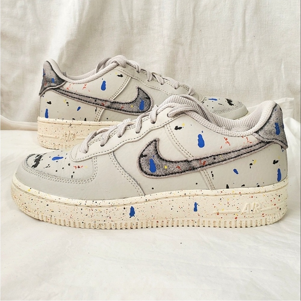 Nike Air Force 1 Custom Splatter Sneakers